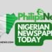 Nigerian Newspapers Today: Top 10 Stories This Wednesday Morning