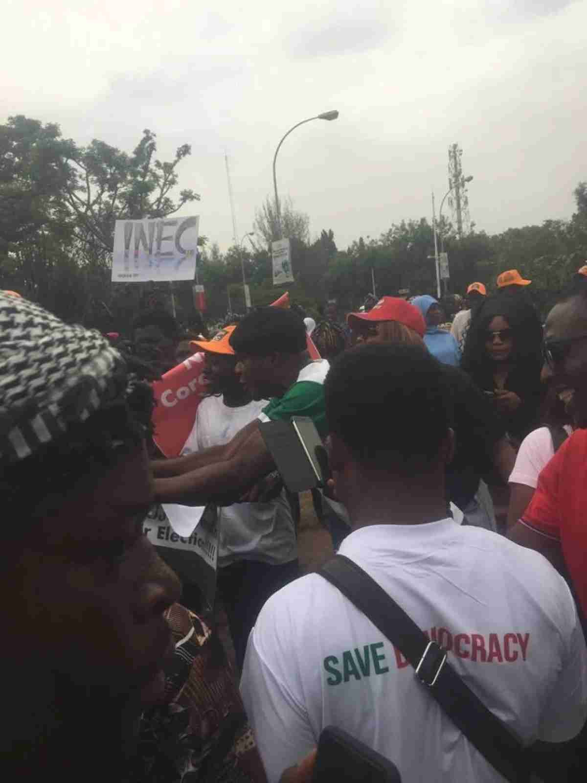 Atiku, Peter Obi, Kwankwaso, Other ADC Leaders Lead Occupy INEC Protest [Video]