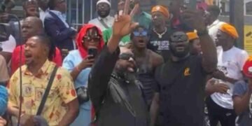 BREAKING: Protest Rocks MTN Office in Abuja Over Soaring Data Costs [VIDEO]
