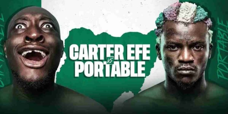 Carter Efe vs Portable Who Won? Watch Carter Efe vs Portable Fight Here